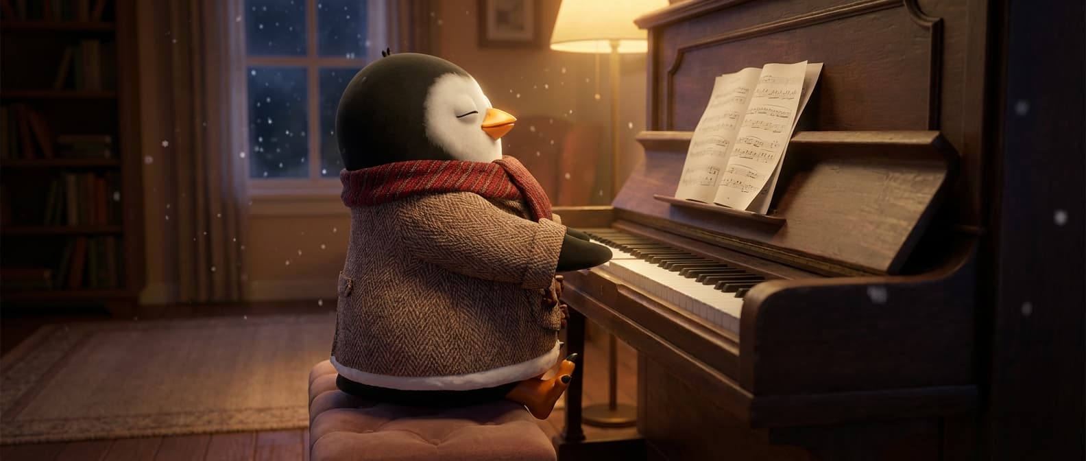 Dora playing piano